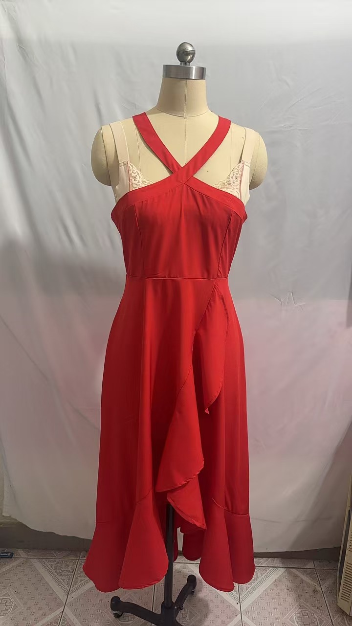 Womens Cocktail Party Dress, Formal Wedding Guest High Low Dress